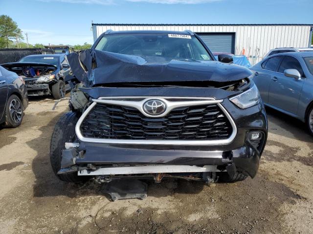 5TDGZRAH6MS040177 - 2021 TOYOTA HIGHLANDER XLE BLACK photo 5