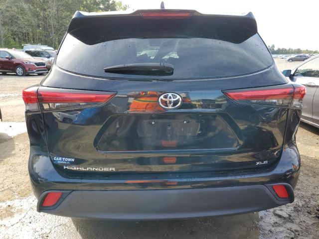 5TDGZRAH6MS040177 - 2021 TOYOTA HIGHLANDER XLE BLACK photo 6