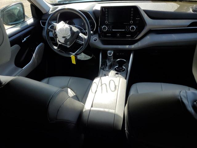 5TDGZRAH6MS040177 - 2021 TOYOTA HIGHLANDER XLE BLACK photo 8