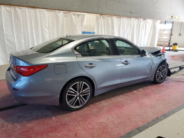 JN1BV7AR4EM702244 - 2014 INFINITI Q50 BASE BLUE photo 3