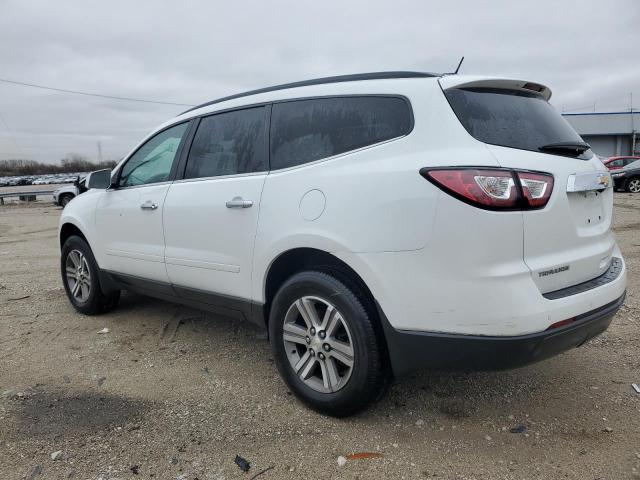 1GNKRHKD2HJ191897 - 2017 CHEVROLET TRAVERSE LT WHITE photo 2