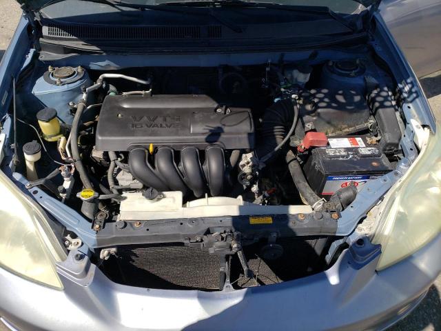 2T1KR32EX4C240404 - 2004 TOYOTA COROLLA MA XR BLUE photo 11