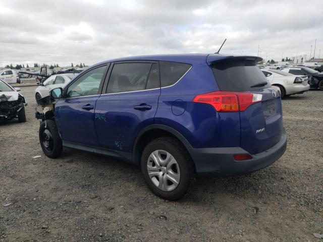 2T3ZFREV9EW118050 - 2014 TOYOTA RAV4 LE BLUE photo 2