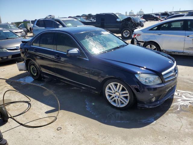 WDDGF54X69F288494 - 2009 MERCEDES-BENZ C 300 BLUE photo 4