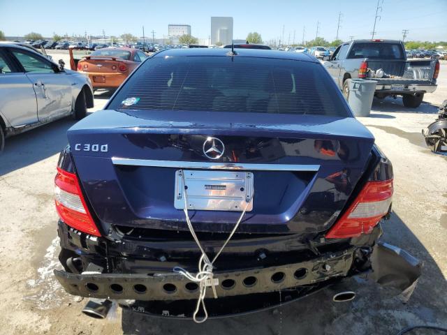 WDDGF54X69F288494 - 2009 MERCEDES-BENZ C 300 BLUE photo 6