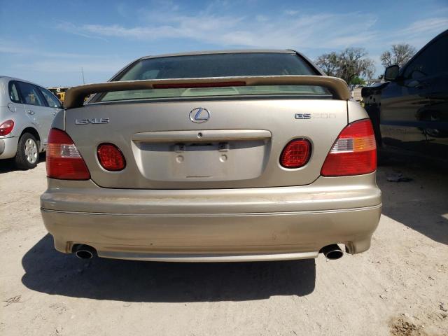 JT8BD68S2W0019713 - 1998 LEXUS GS 300 GOLD photo 6