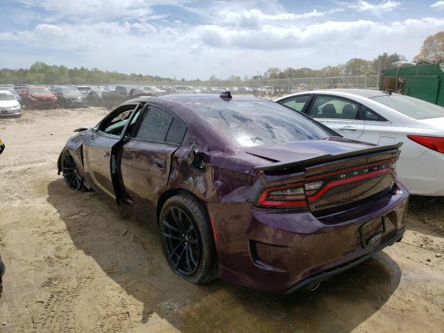 2C3CDXGJ6LH255264 - 2020 DODGE CHARGER SCAT PACK PURPLE photo 2