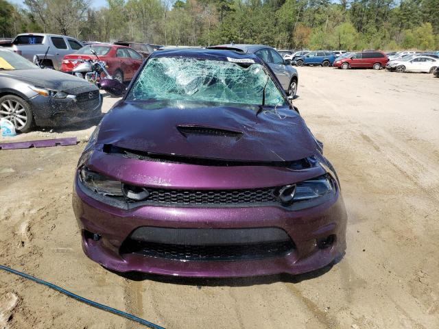 2C3CDXGJ6LH255264 - 2020 DODGE CHARGER SCAT PACK PURPLE photo 5