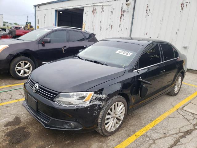 3VWLX7AJ0CM325528 - 2012 VOLKSWAGEN JETTA SEL BLACK photo 2