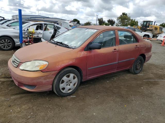 1NXBR32E13Z082192 - 2003 TOYOTA COROLLA CE BURGUNDY photo 1