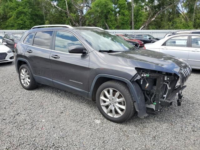 1C4PJLDB9HW502877 - 2017 JEEP CHEROKEE LIMITED GRAY photo 4