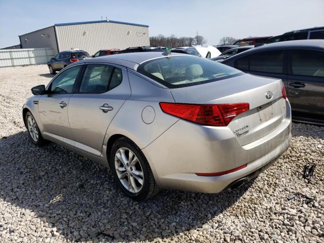 5XXGM4A70DG215663 - 2013 KIA OPTIMA LX SILVER photo 2