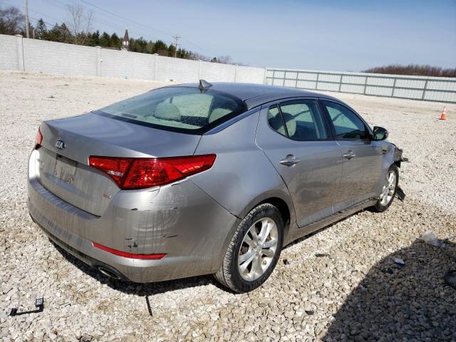 5XXGM4A70DG215663 - 2013 KIA OPTIMA LX SILVER photo 3