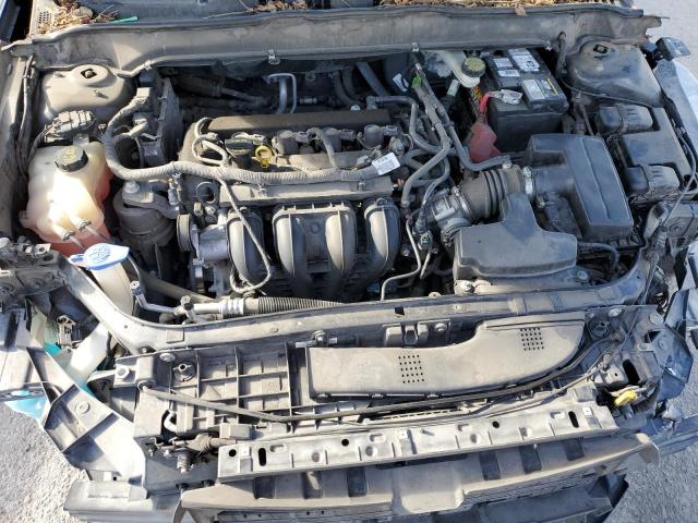 1FA6P0H76E5363670 - 2014 FORD FUSION SE CHARCOAL photo 11