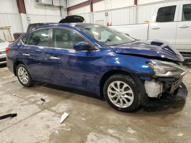 3N1AB7AP3KY402285 - 2019 NISSAN SENTRA S BLUE photo 4