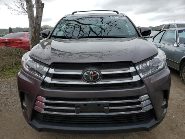 5TDDZRFH8KS963799 - 2019 TOYOTA HIGHLANDER LIMITED GRAY photo 5