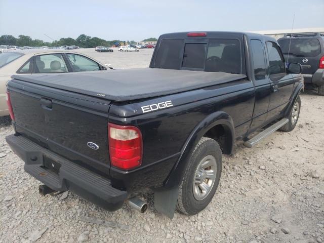 1FTYR44U95PA16743 - 2005 FORD RANGER SUPER CAB BLACK photo 4