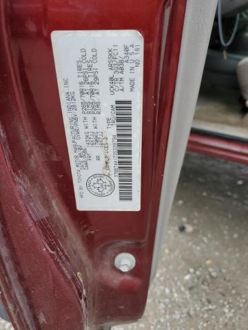 5TBBT44173S339794 - 2003 TOYOTA TUNDRA ACCESS CAB SR5 BURGUNDY photo 12