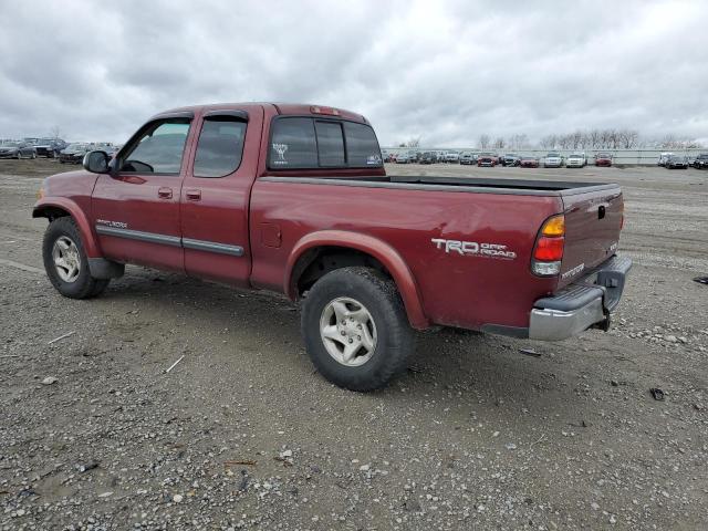 5TBBT44173S339794 - 2003 TOYOTA TUNDRA ACCESS CAB SR5 BURGUNDY photo 2