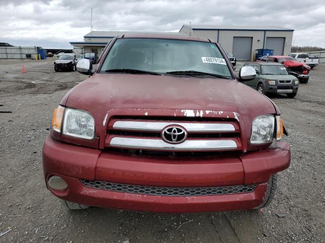 5TBBT44173S339794 - 2003 TOYOTA TUNDRA ACCESS CAB SR5 BURGUNDY photo 5