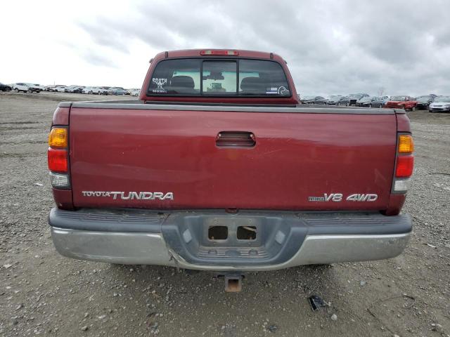 5TBBT44173S339794 - 2003 TOYOTA TUNDRA ACCESS CAB SR5 BURGUNDY photo 6