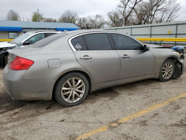 JNKBV61E88M218116 - 2008 INFINITI G35 SILVER photo 3