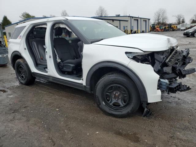 1FM5K8AB1LGC13755 - 2020 FORD EXPLORER POLICE INTERCEPTOR WHITE photo 4