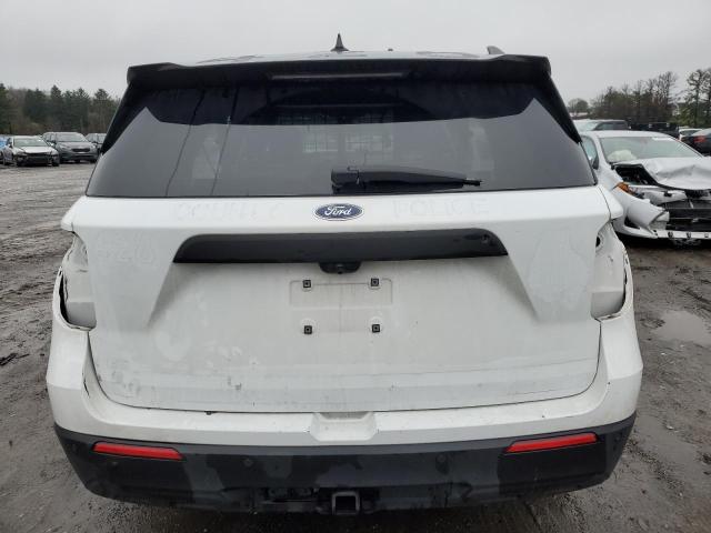 1FM5K8AB1LGC13755 - 2020 FORD EXPLORER POLICE INTERCEPTOR WHITE photo 6