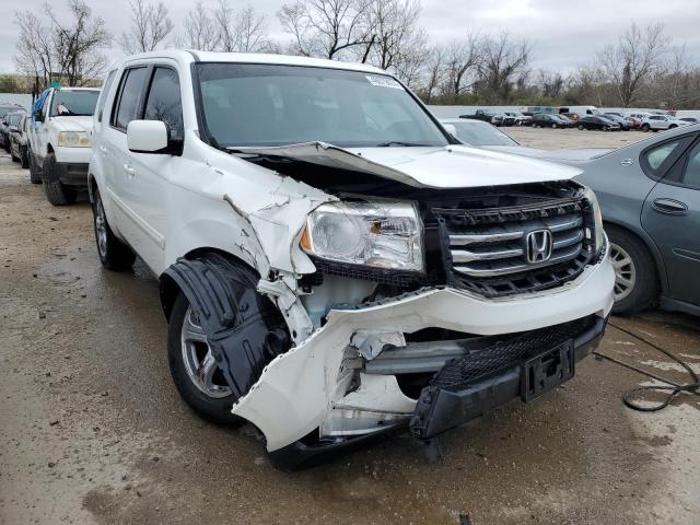 5FNYF4H57EB005018 - 2014 HONDA PILOT EXL WHITE photo 4