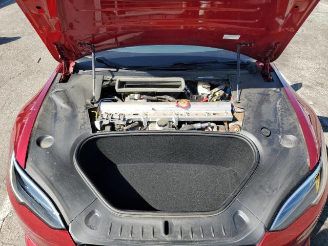 5YJSA1E53PF525324 - 2023 TESLA MODEL S RED photo 11
