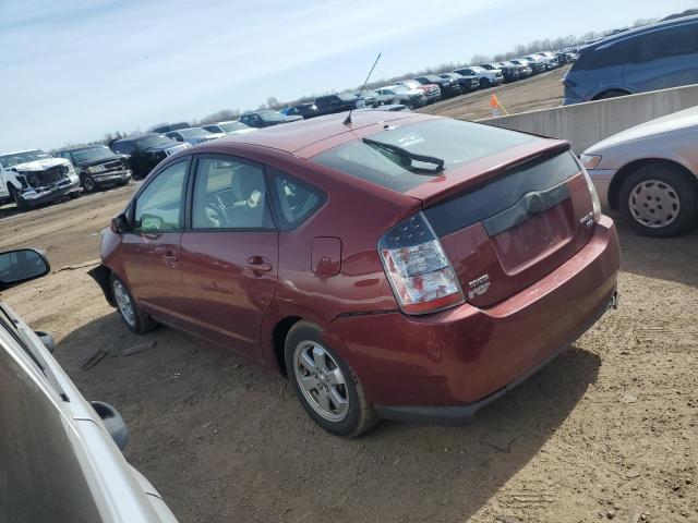 JTDKB22U453019767 - 2005 TOYOTA PRIUS RED photo 2