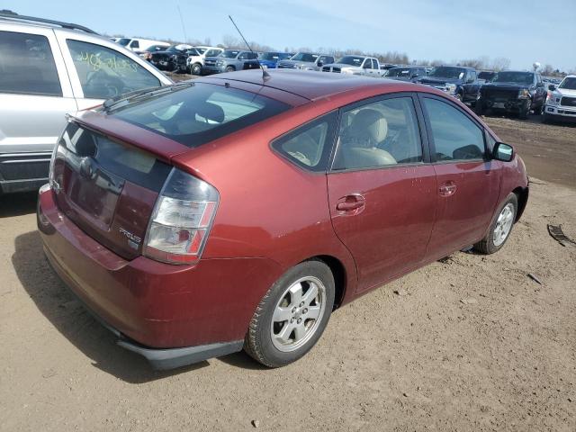 JTDKB22U453019767 - 2005 TOYOTA PRIUS RED photo 3