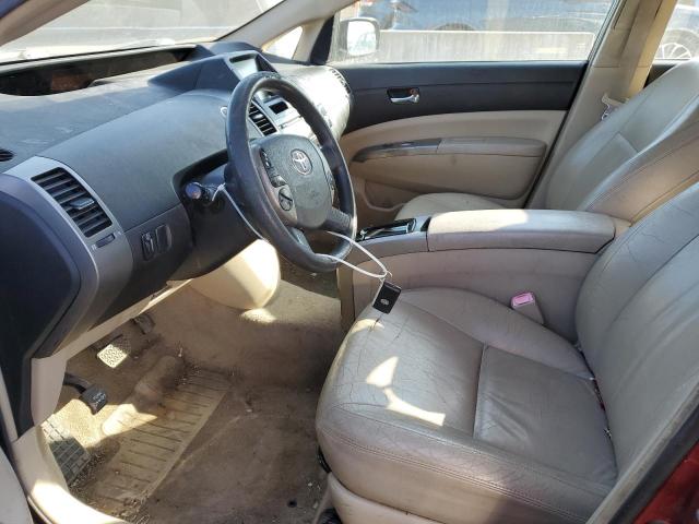 JTDKB22U453019767 - 2005 TOYOTA PRIUS RED photo 7