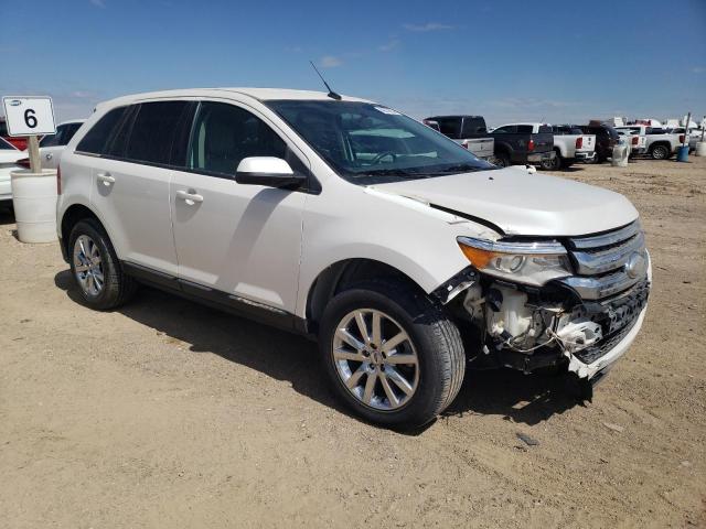 2FMDK3JC3EBA50110 - 2014 FORD EDGE SEL WHITE photo 4