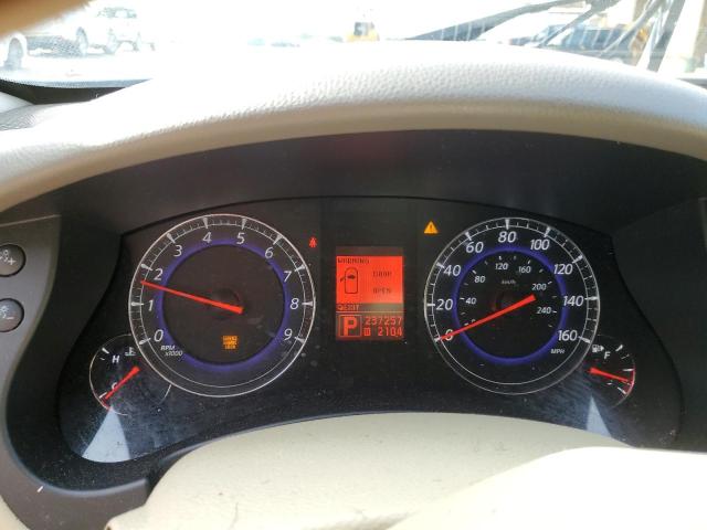 JNKAJ09E08M306828 - 2008 INFINITI EX35 BASE ნაცრისფერი ფოტო 9