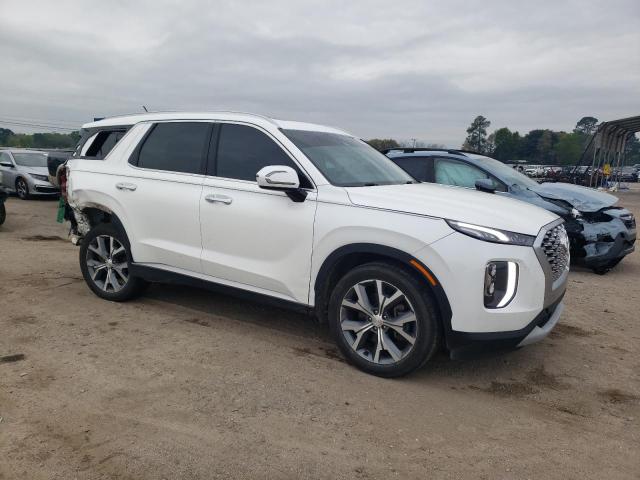 KM8R34HE0MU315476 - 2021 HYUNDAI PALISADE SEL WHITE photo 4