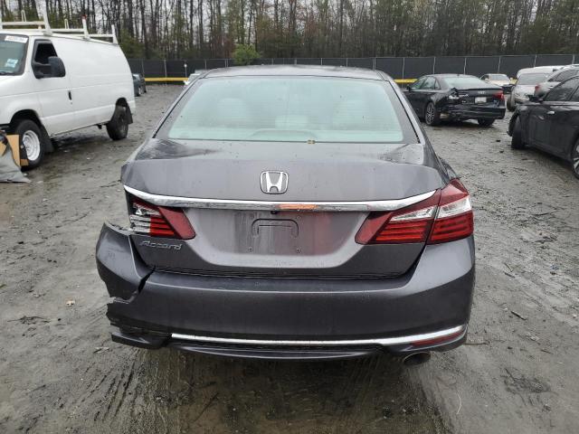 1HGCR2F3XHA155937 - 2017 HONDA ACCORD LX GRAY photo 6