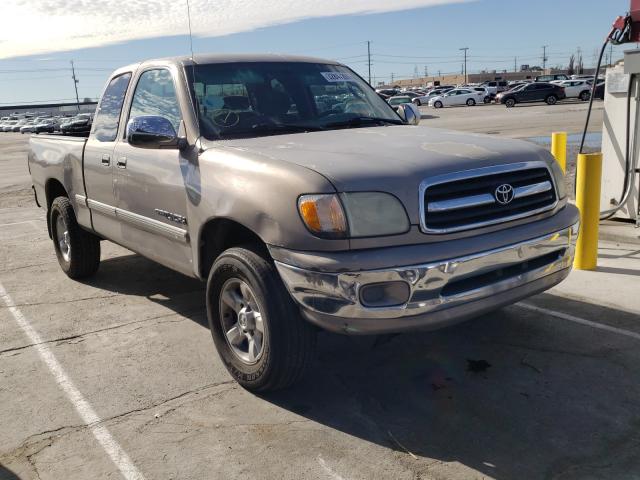 5TBRN34192S311285 - 2002 TOYOTA TUNDRA ACCESS CAB SR5 GRAY photo 1