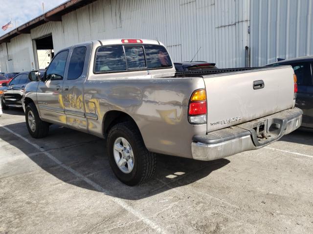 5TBRN34192S311285 - 2002 TOYOTA TUNDRA ACCESS CAB SR5 GRAY photo 3