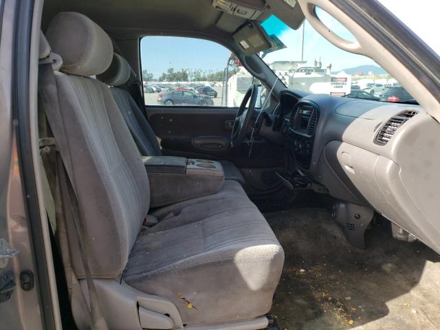 5TBRN34192S311285 - 2002 TOYOTA TUNDRA ACCESS CAB SR5 GRAY photo 5