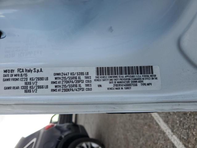 ZFBERFAT4G6B07556 - 2016 RAM PROMASTER WHITE photo 13