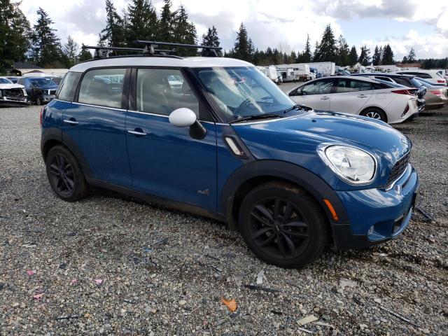 WMWZC5C51CWL55731 - 2012 MINI COOPER S COUNTRYMAN BLUE photo 4