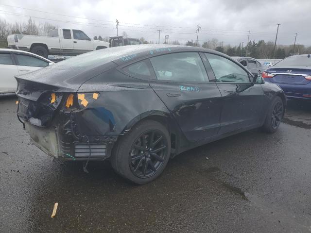 5YJ3E1EA7PF694929 - 2023 TESLA MODEL 3 BLACK photo 3