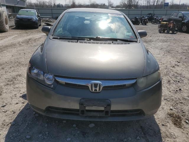 2HGFA16528H345443 - 2008 HONDA CIVIC LX GRAY photo 5