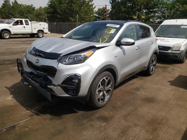 KNDPRCA62L7664708 - 2020 KIA SPORTAGE SX SILVER photo 2