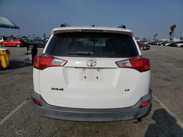 2T3ZFREV0EW099789 - 2014 TOYOTA RAV4 LE WHITE photo 6