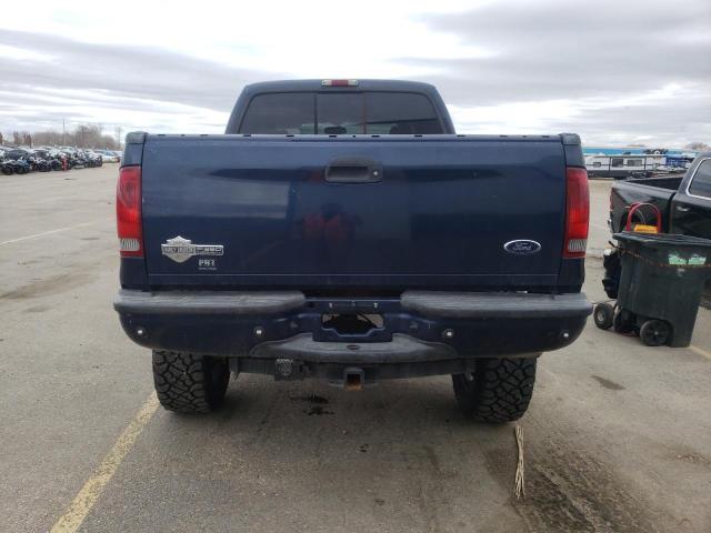 1FTWW31P55EC99548 - 2005 FORD F350 SRW SUPER DUTY BLUE photo 6