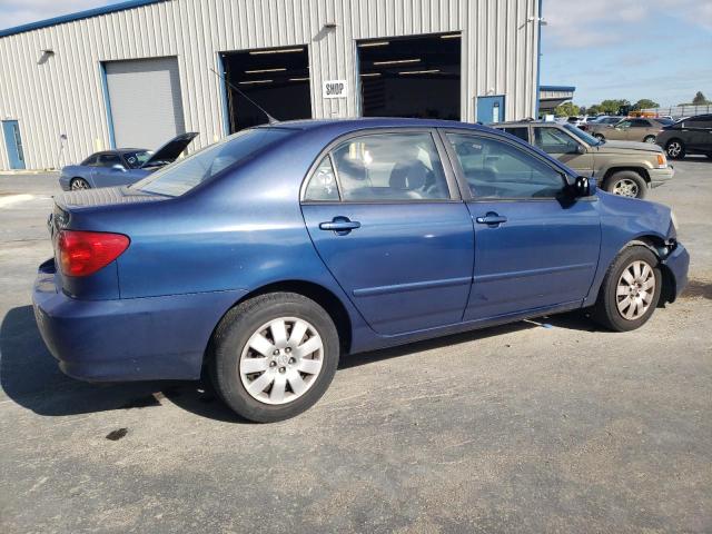 1NXBR32E93Z116928 - 2003 TOYOTA COROLLA CE BLUE photo 3