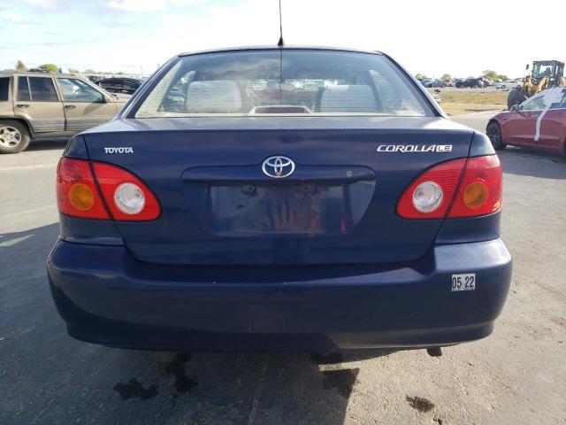 1NXBR32E93Z116928 - 2003 TOYOTA COROLLA CE BLUE photo 6