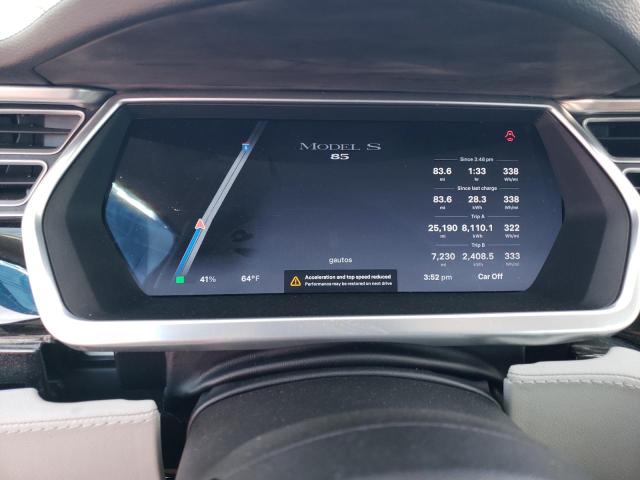 5YJSA1DN8DFP24236 - 2013 TESLA MODEL S SILVER photo 9